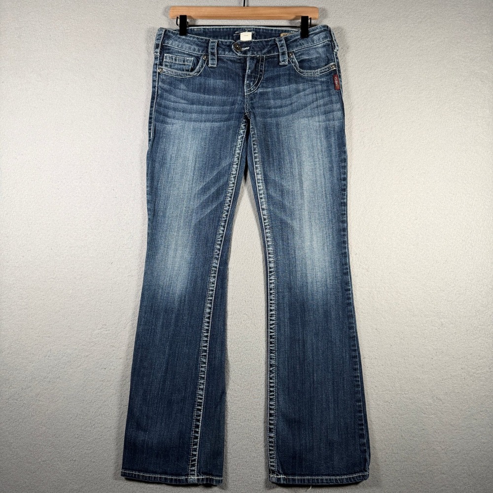 Silver Jeans Tuesday Bootcut Women 30x33 Medium Wash Denim L1425SDA445